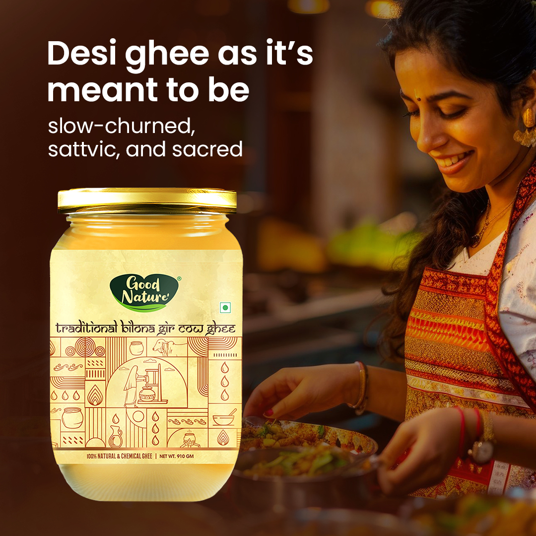 A2 Gir Cow Ghee | Bilona Method (1L)