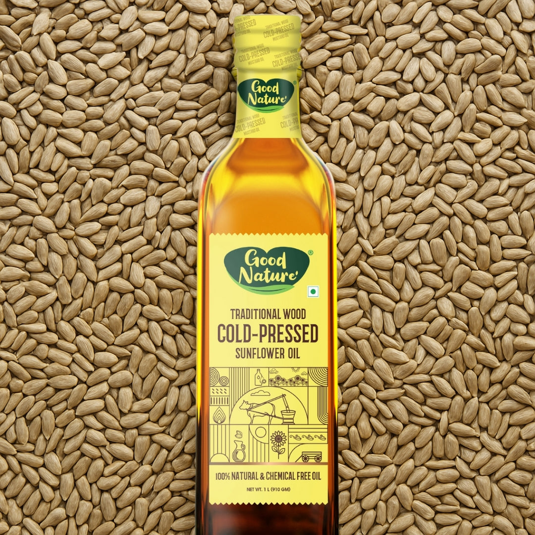 Good Nature's Wood Cold Pressed Sunflower Oil