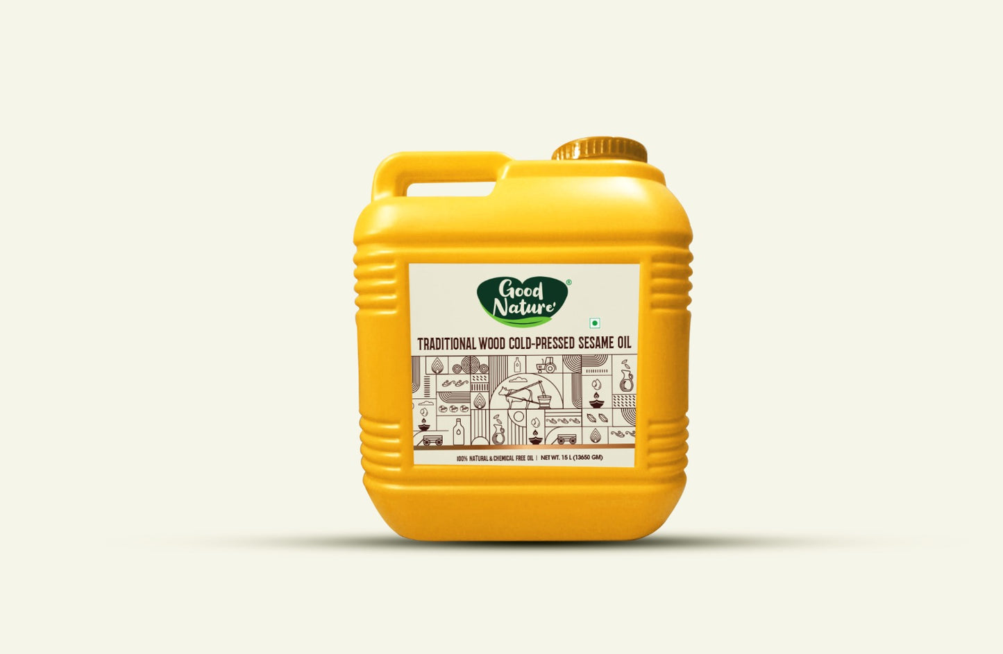 Good Nature's Wood Cold Pressed Sesame Oil (Plastic Bottle)
