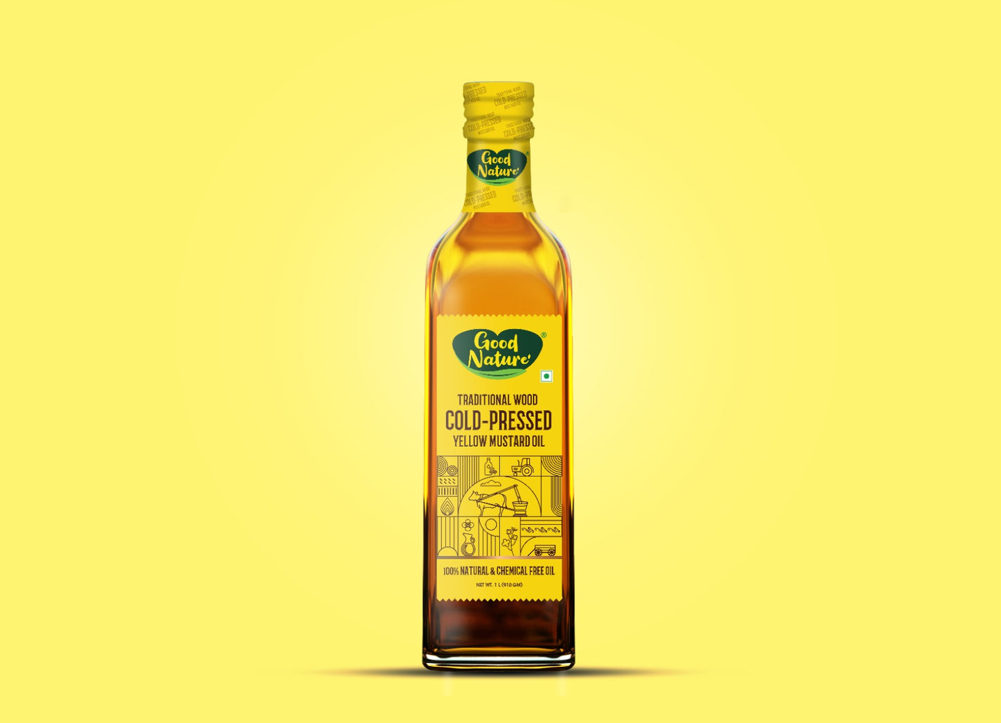 Good Nature's Wood Cold Pressed Yellow Mustard Oil