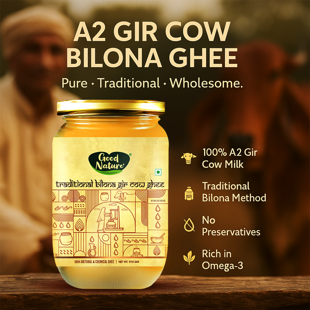 A2 Gir Cow Ghee | Bilona Method (1L)