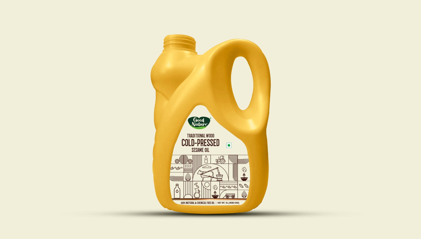 Good Nature's Wood Cold Pressed Sesame Oil (Plastic Bottle)