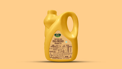 Good Nature's Wood Cold Pressed GroundNut  Oil (Plastic Bottle)