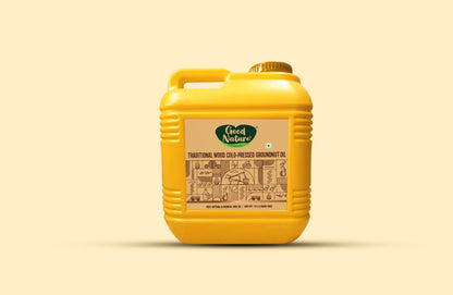 Good Nature's Wood Cold Pressed GroundNut  Oil (Plastic Bottle)