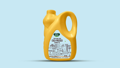 Good Nature's Wood Cold Pressed Coconut Oil ( Plastic Bottle )